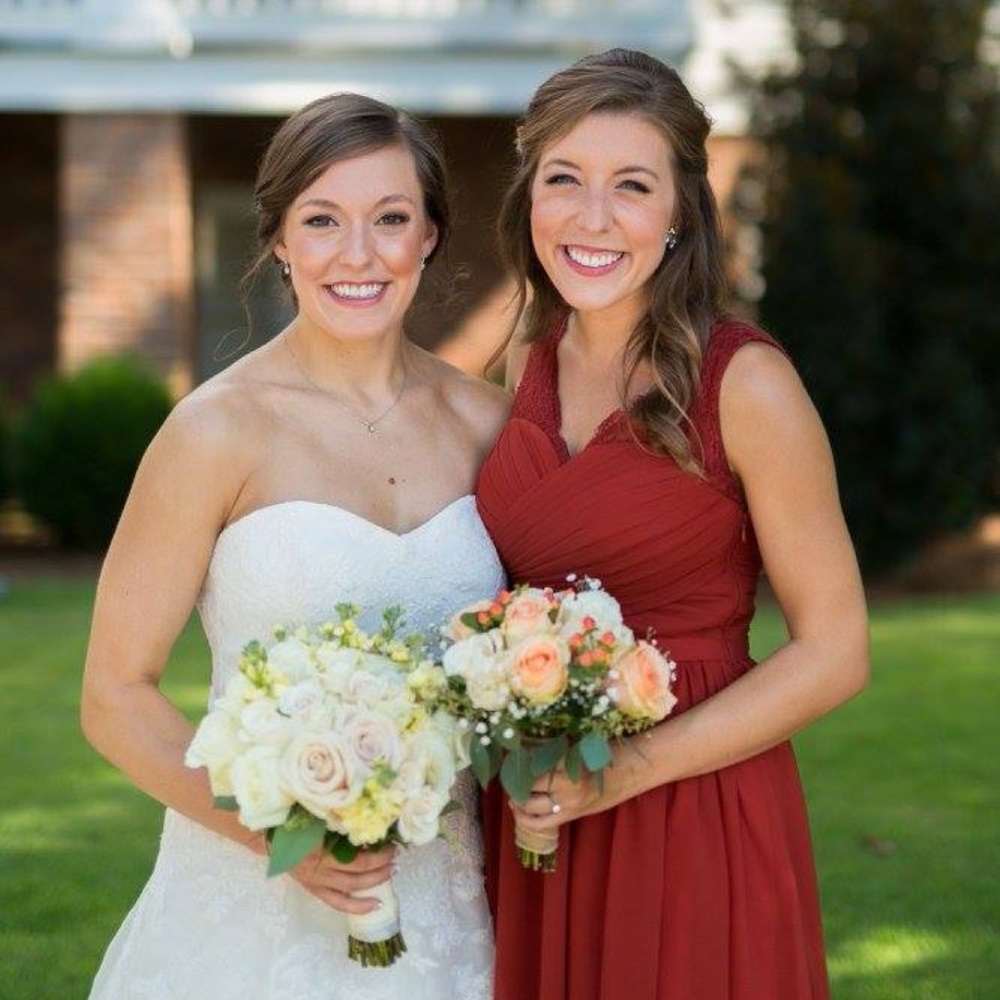 Azazie Heloise Bridesmaid Dress in Rust